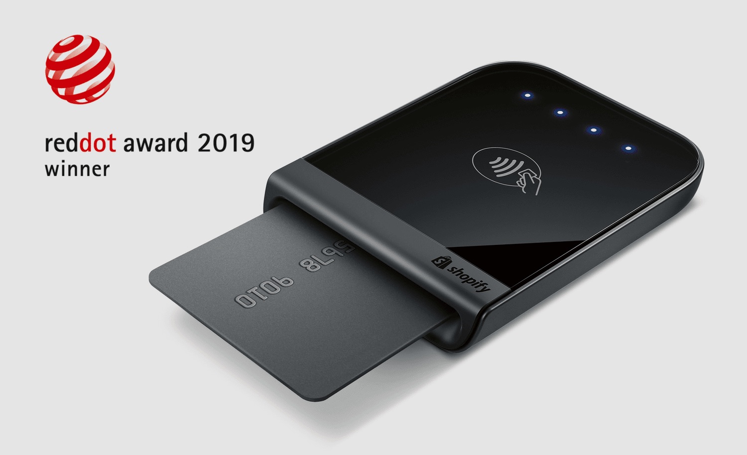 Shopify Tap & Chip reader, Red Dot Award 2019 winner