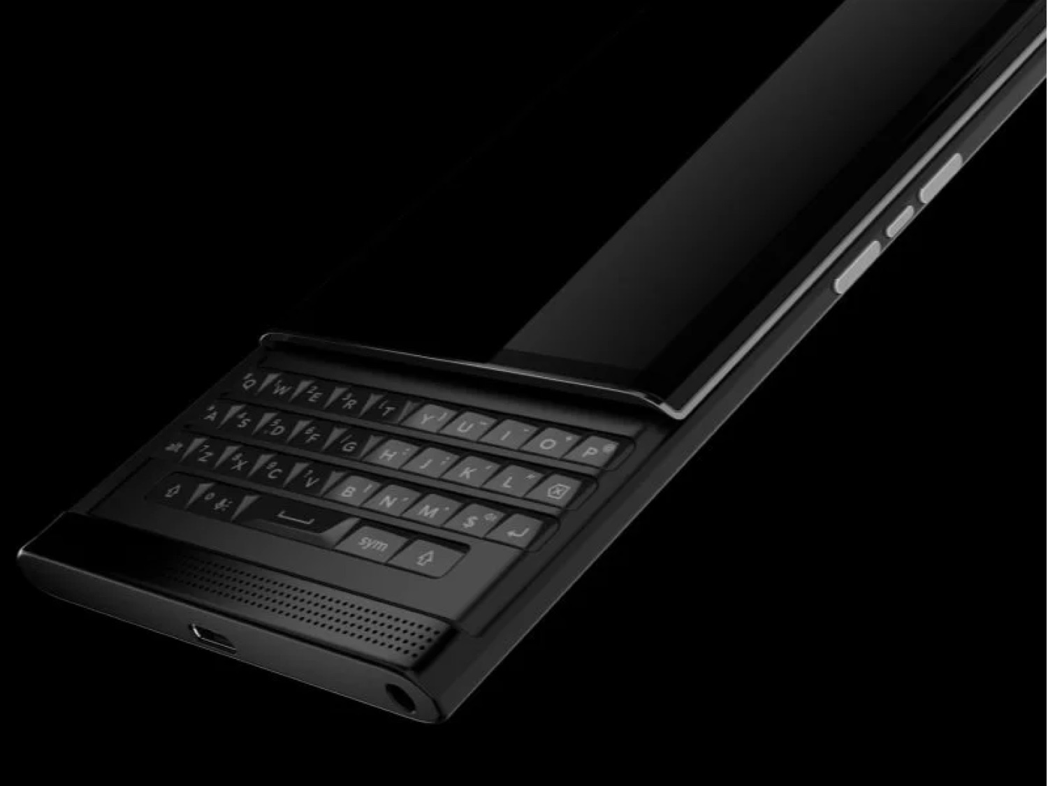 BlackBerry Priv keypad