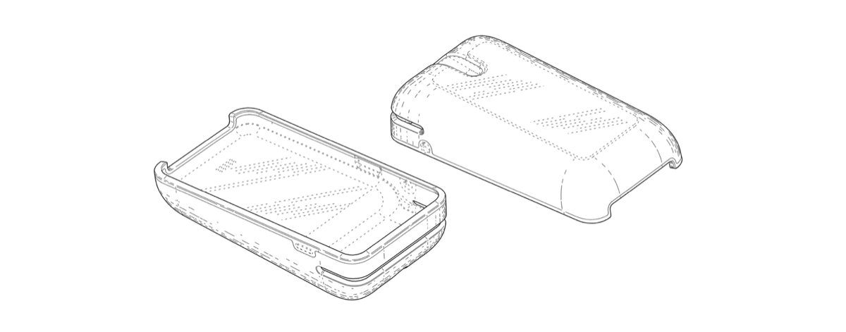 Patent drawing: Point-of-sale device docking station
