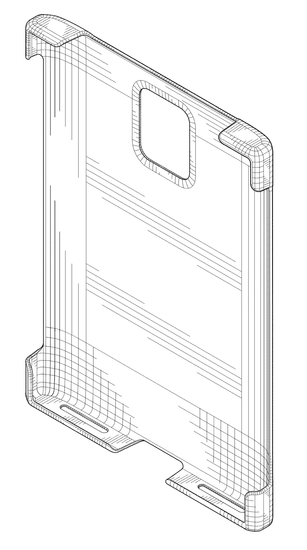 Patent drawing: Blackberry Passport Hardcase