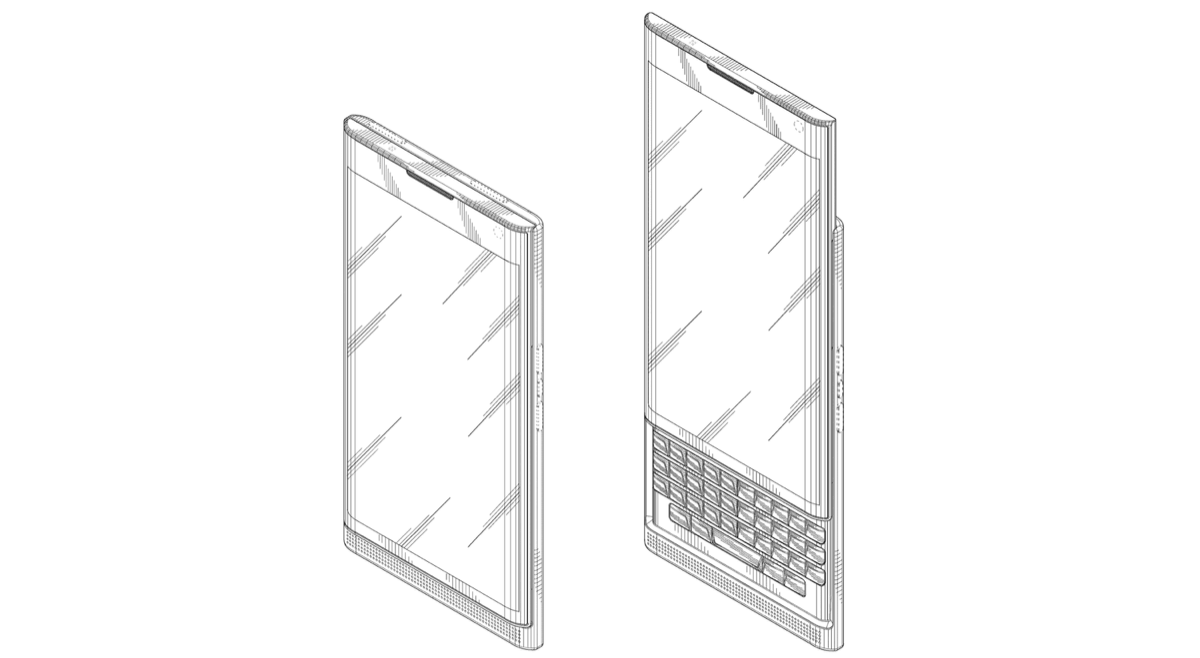 Patent drawing: Blackberry Priv