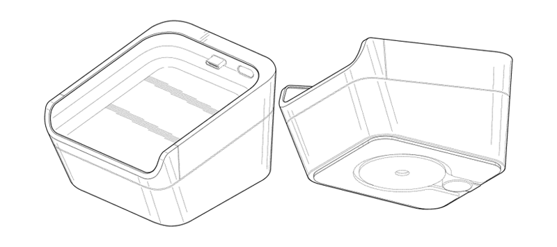 Patent drawing: Dock for Tap & Chip Reader